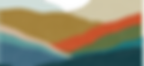 Colourful Illustration of rolling hills