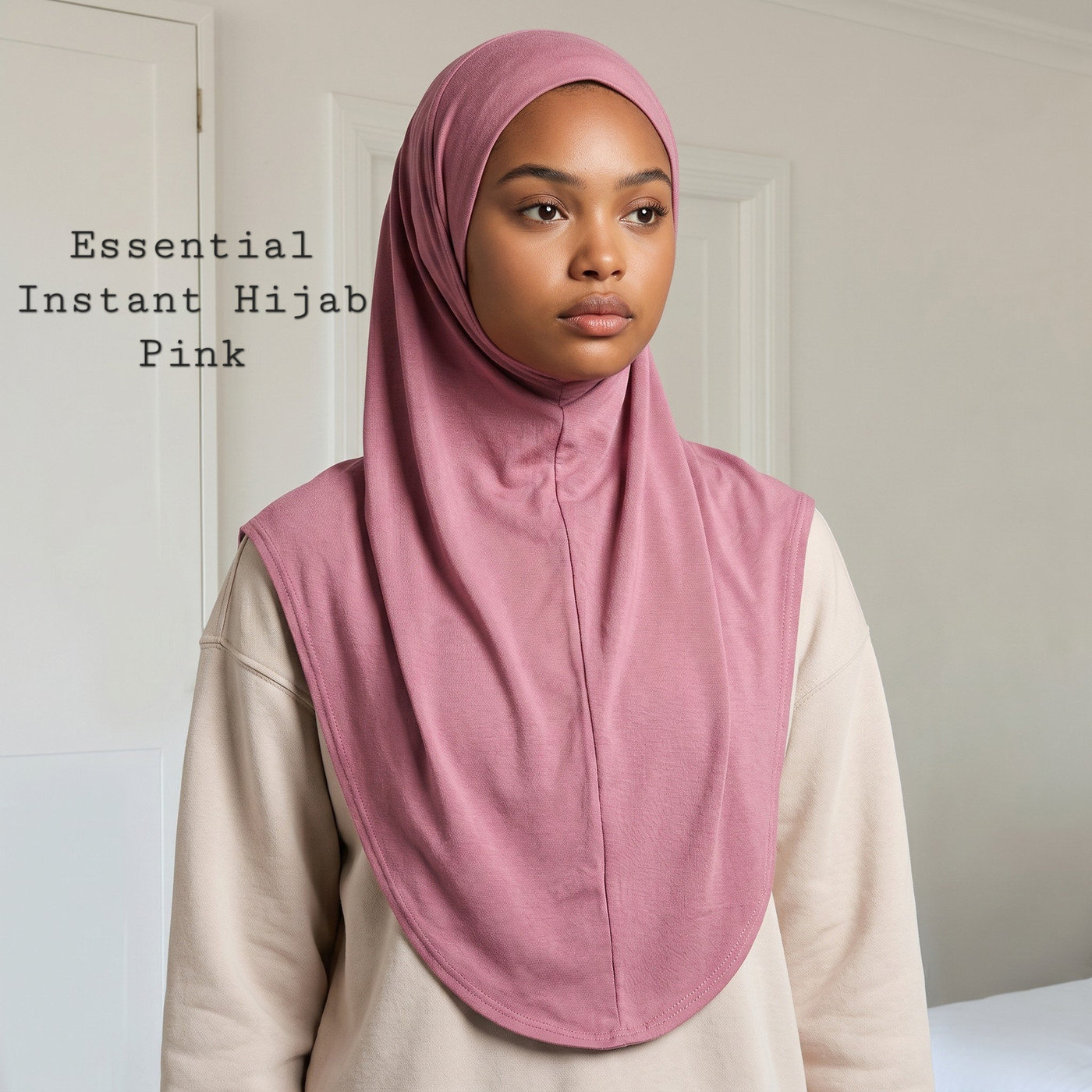 Essential Instant Hijab in soft breathable drape