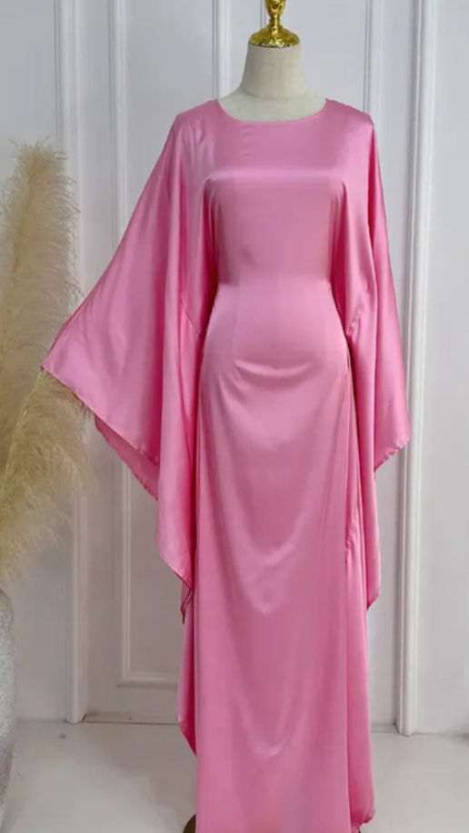 Thumbnail: Satin Butterfly Abaya