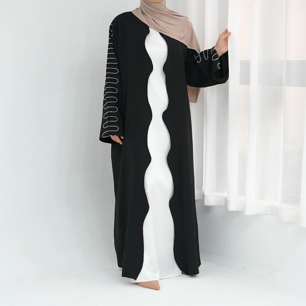 Thumbnail: Elegant Open Abaya 