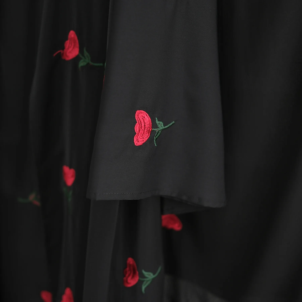 Thumbnail: Midnight Rose Abaya Set