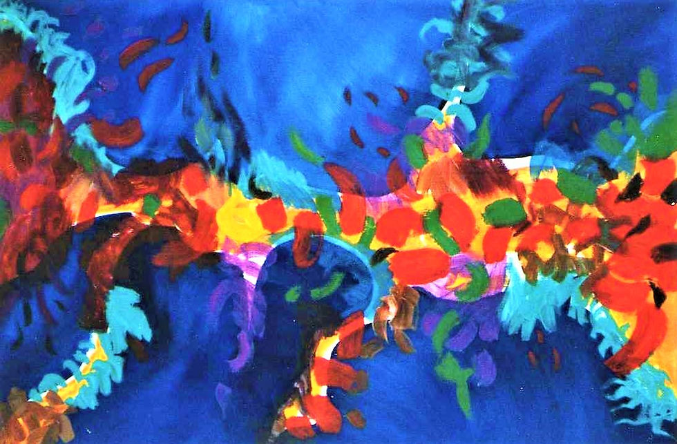 An oil on board work I made in 1997.