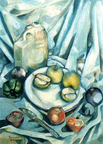 The very first still life I made in oil on board, 1984.