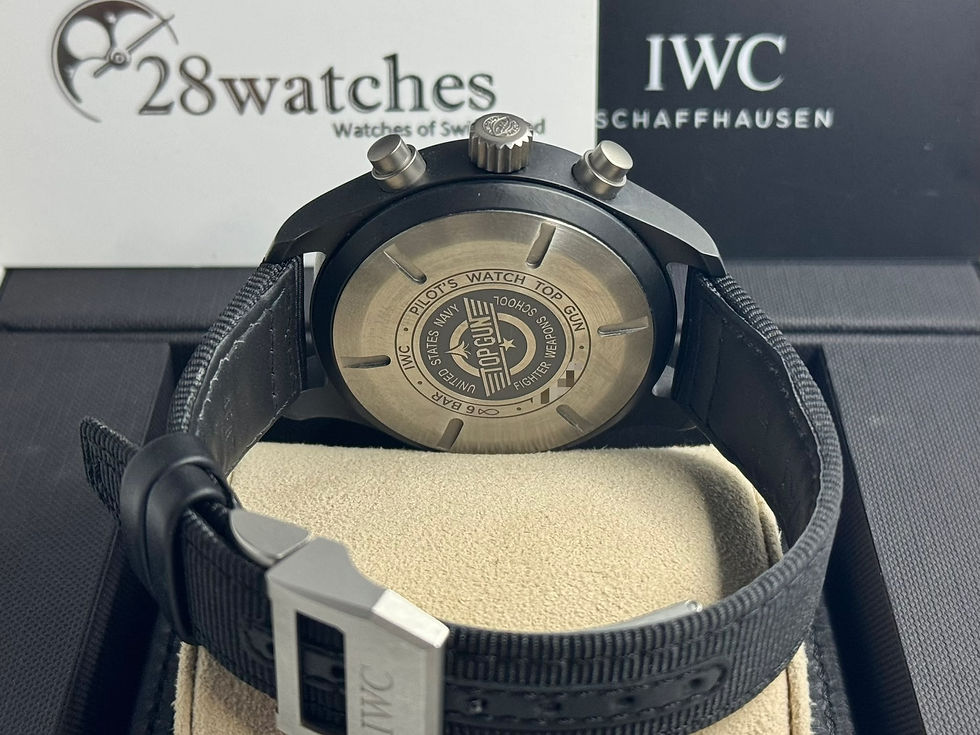 Thumbnail: Pre-owned IWC Pilot Chronograph Top Gun IW389101 - Causeway Bay branch