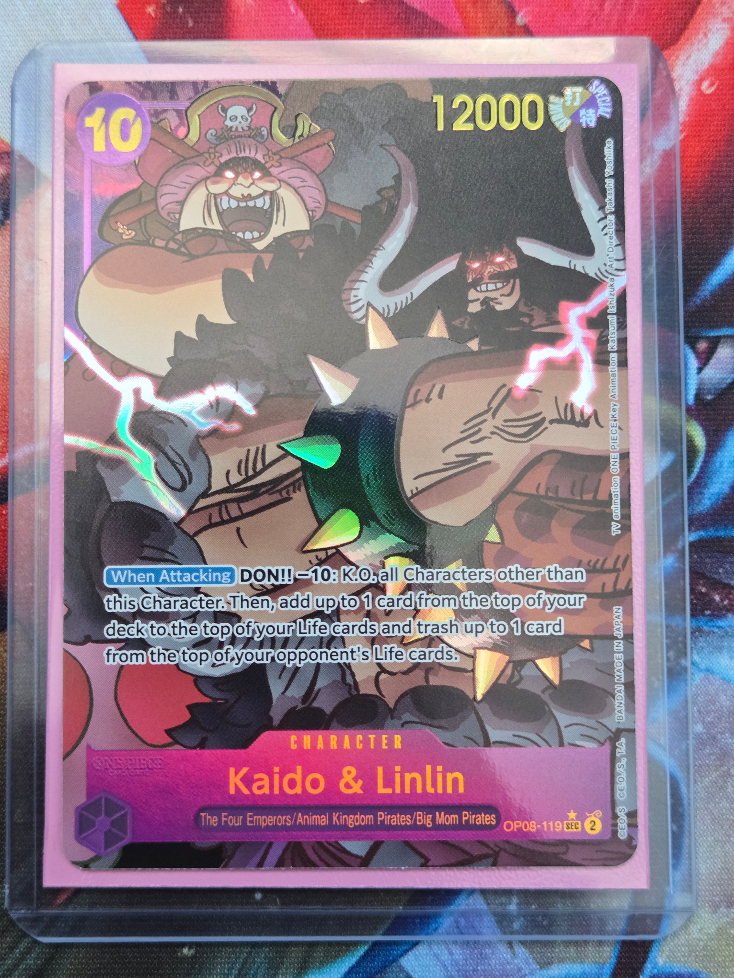 Kaido & Linlin (Parallel Art) OP08-119 (NM) Two Legends 