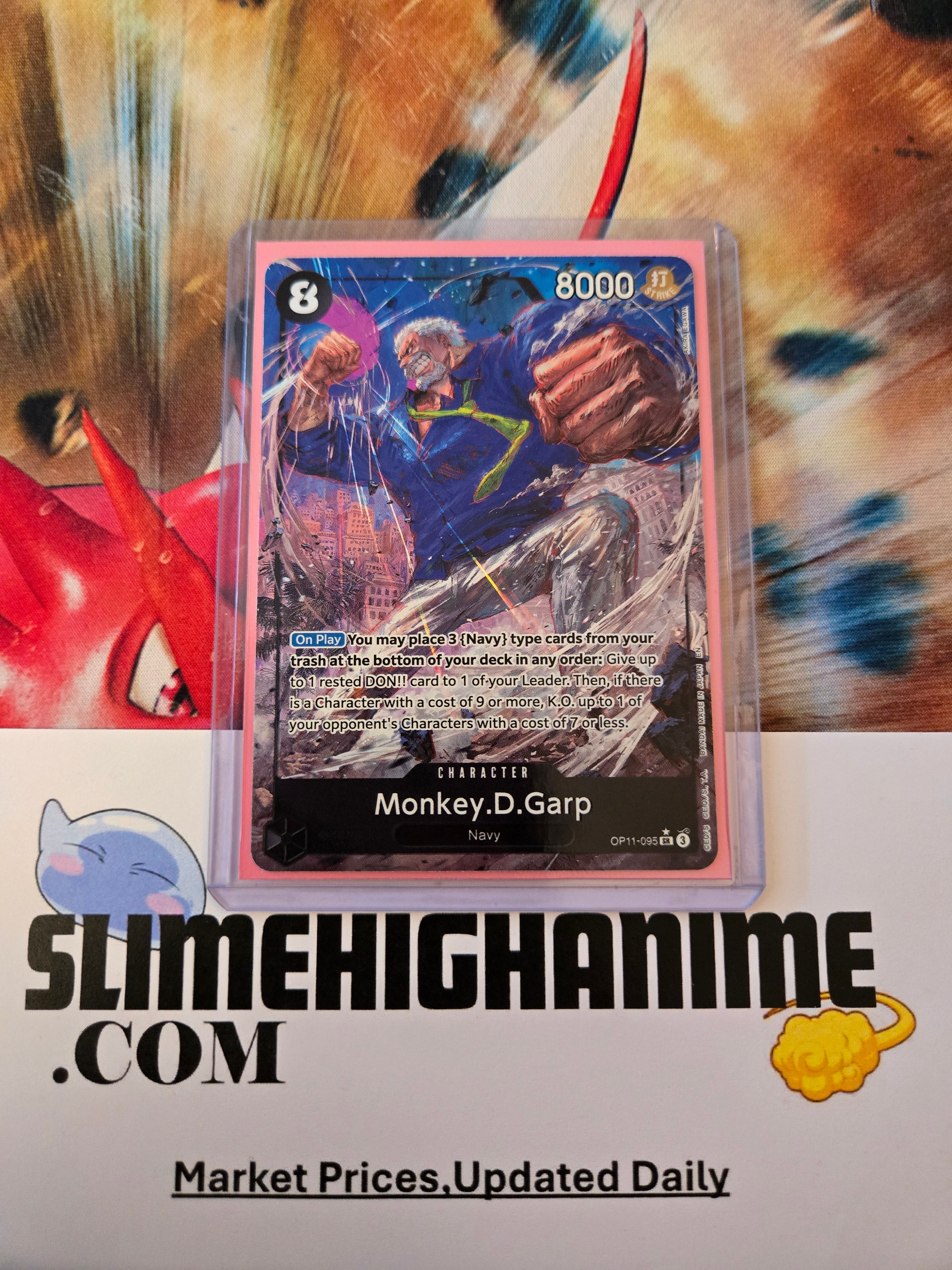 Monkey.D.Garp (Alt Art) OP11-095 (NM) A Fist of Divine Speed 