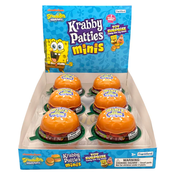 SpongeBob SquarePants Krabby Patties Minis Toy Surprise | Snack King
