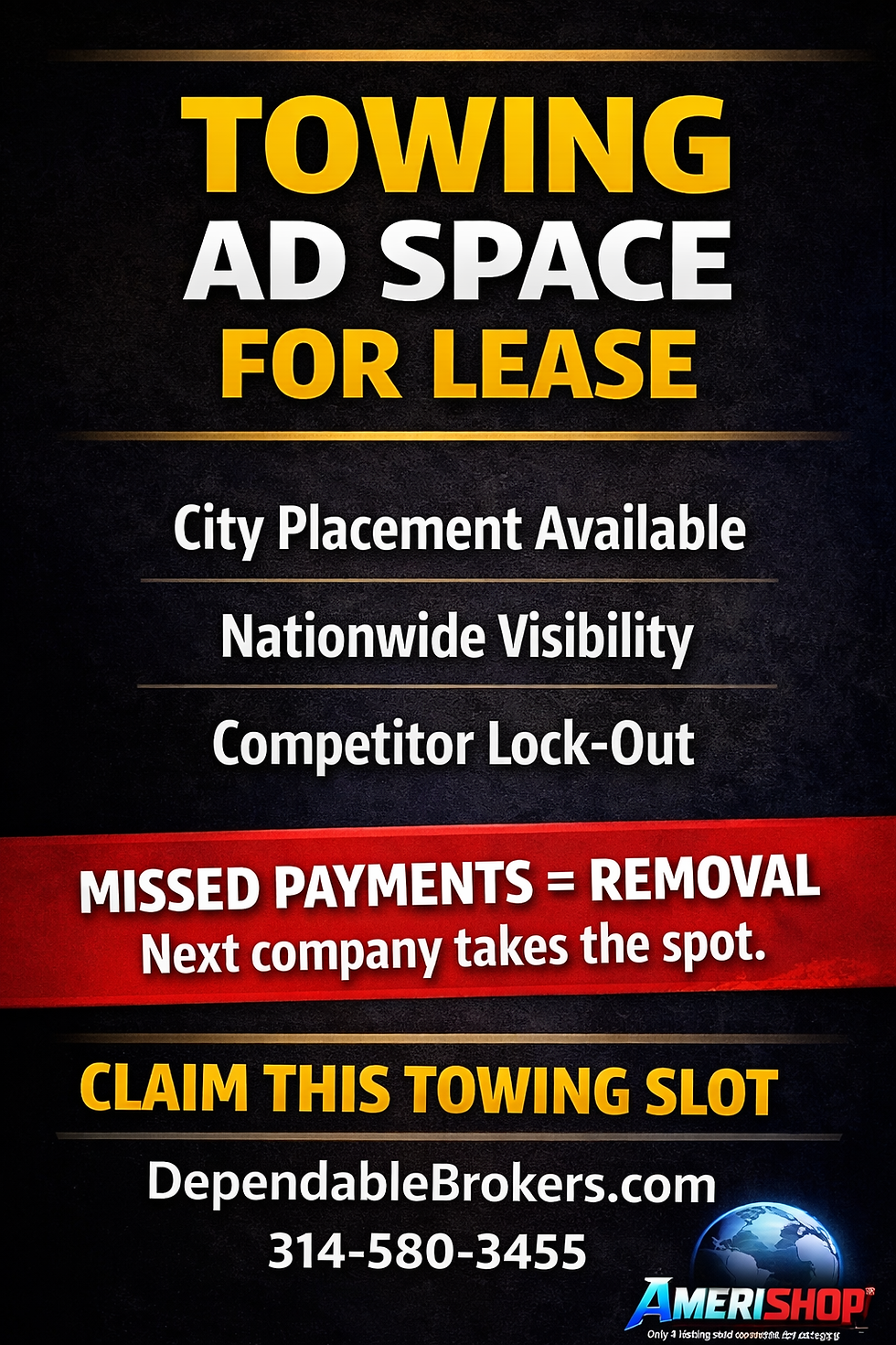 amerishop towing directorty