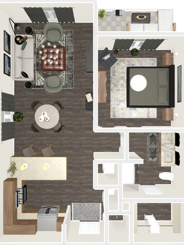 Virtual Interior Design services for a relocated client.