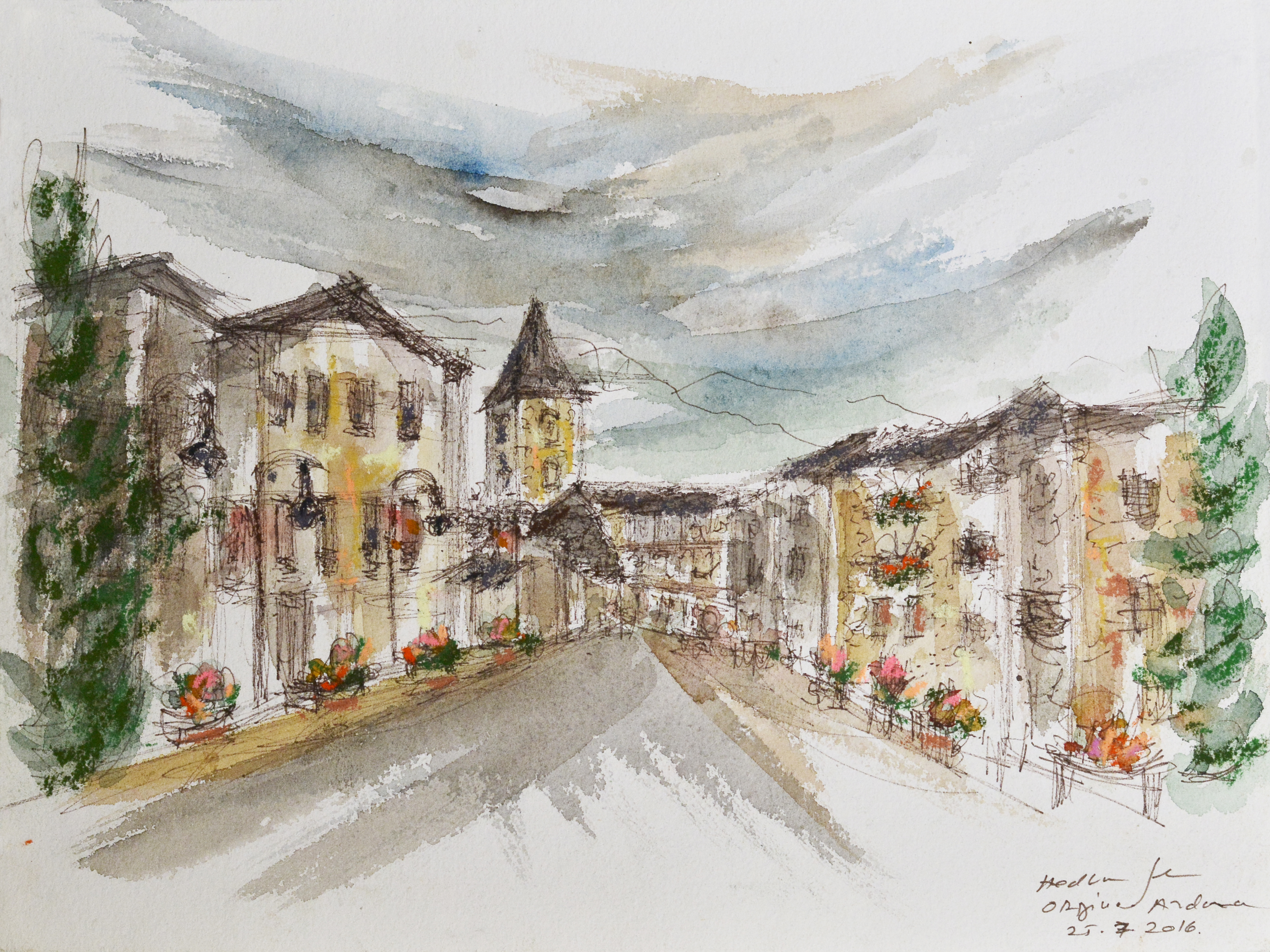 Aquarelle, 2017