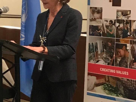 "Women Artists creative energy for Peace" exhibition, United Nations, New York