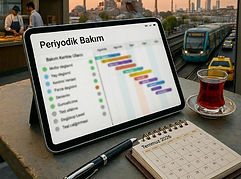 Periyodik bakım ve operasyonel süreç takibi