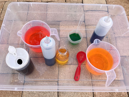 Pouring Station for Toddlers