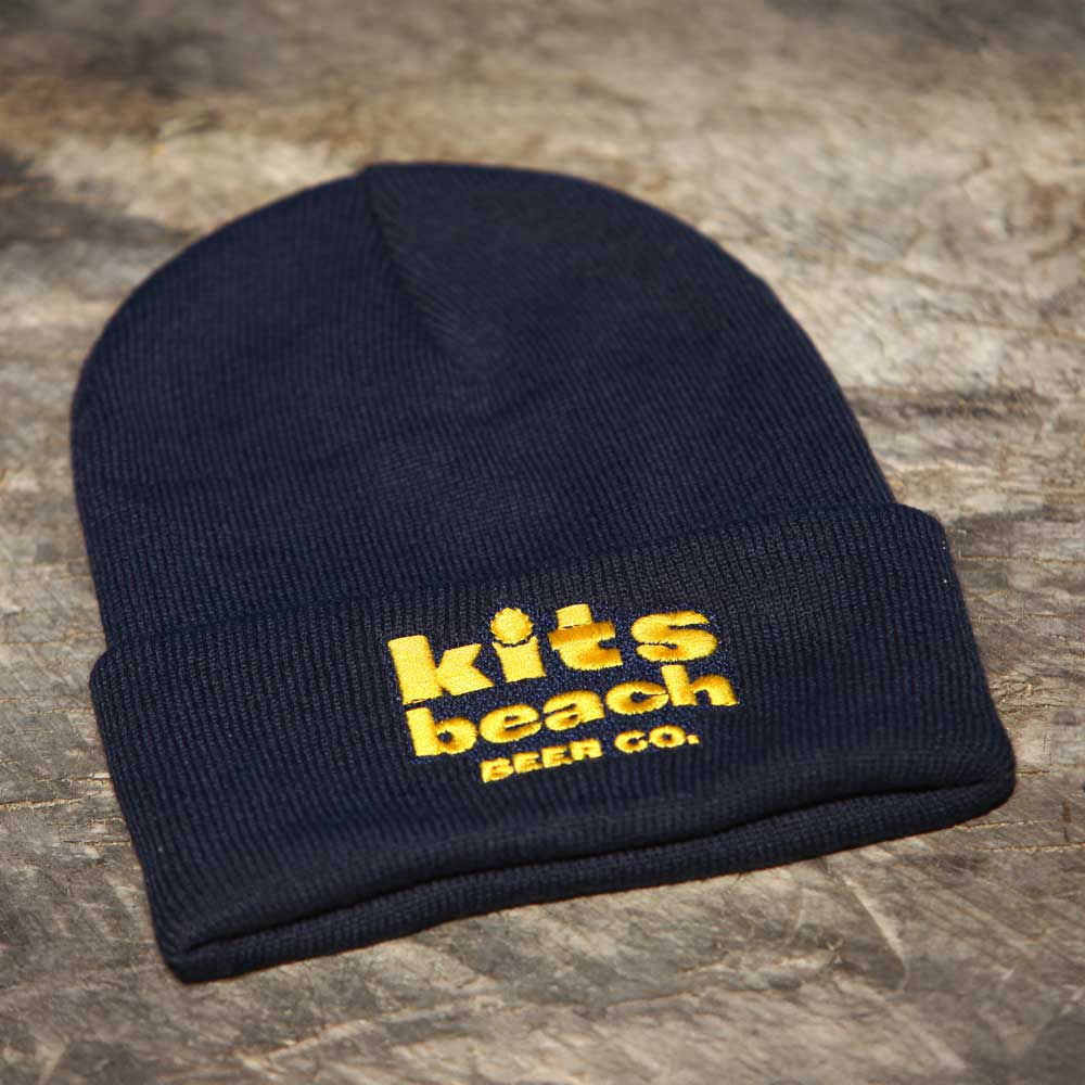 Kits Beach Beer - Beanie - Blue