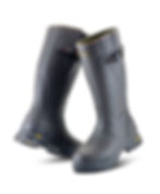 Front and Rear Angle Speyline Mahogany Men's Wellington Boot with Side Bellows, Neoprene Lining and VIBRAM® BRISTOL™ sole