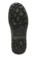 Thumbnail: Non Slip sole view of Black Frostline Classic Neoprene Wellington Boot with HEXZORB™technology and SUPERDRI™ lining