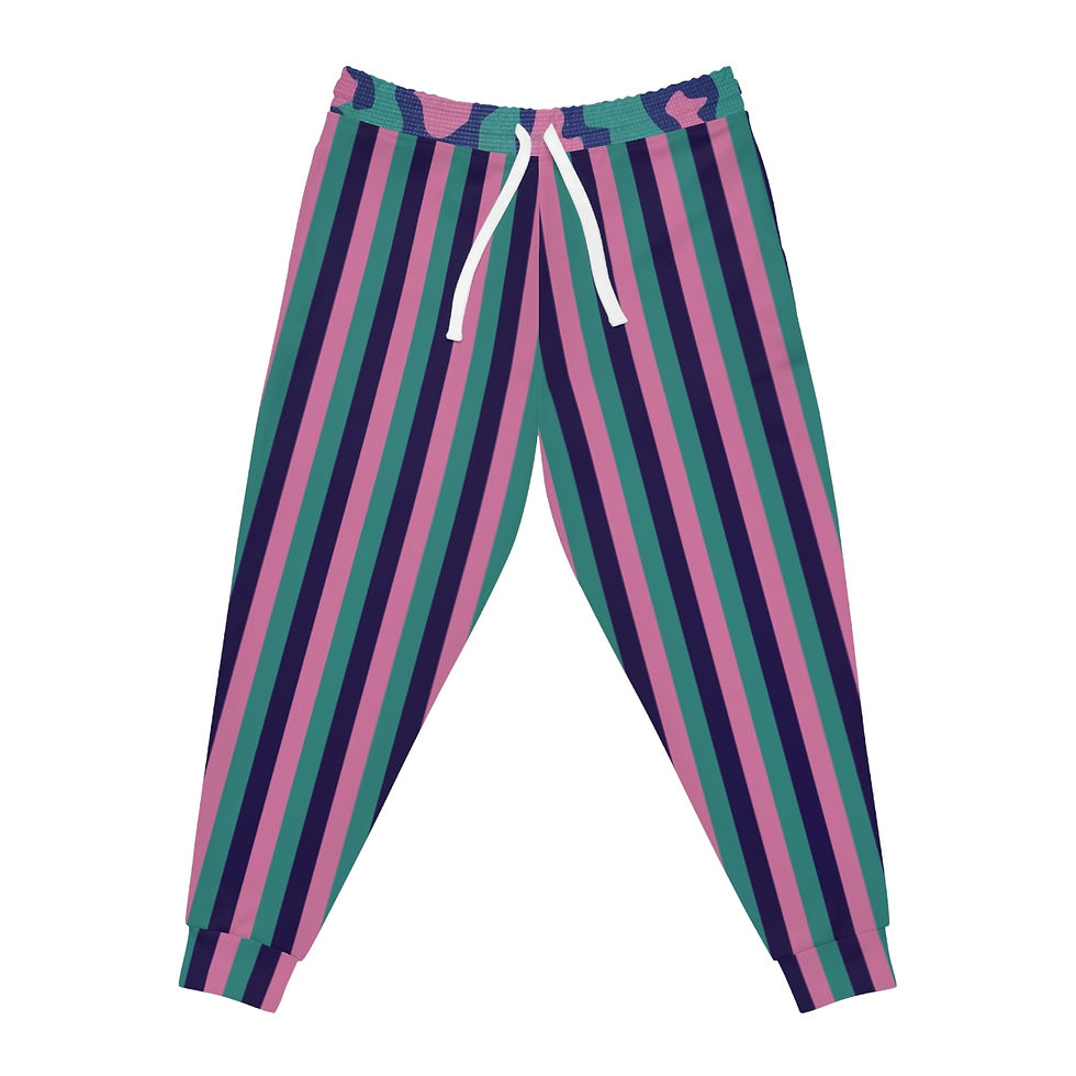 Thumbnail: Striped Athletic Joggers (AOP)