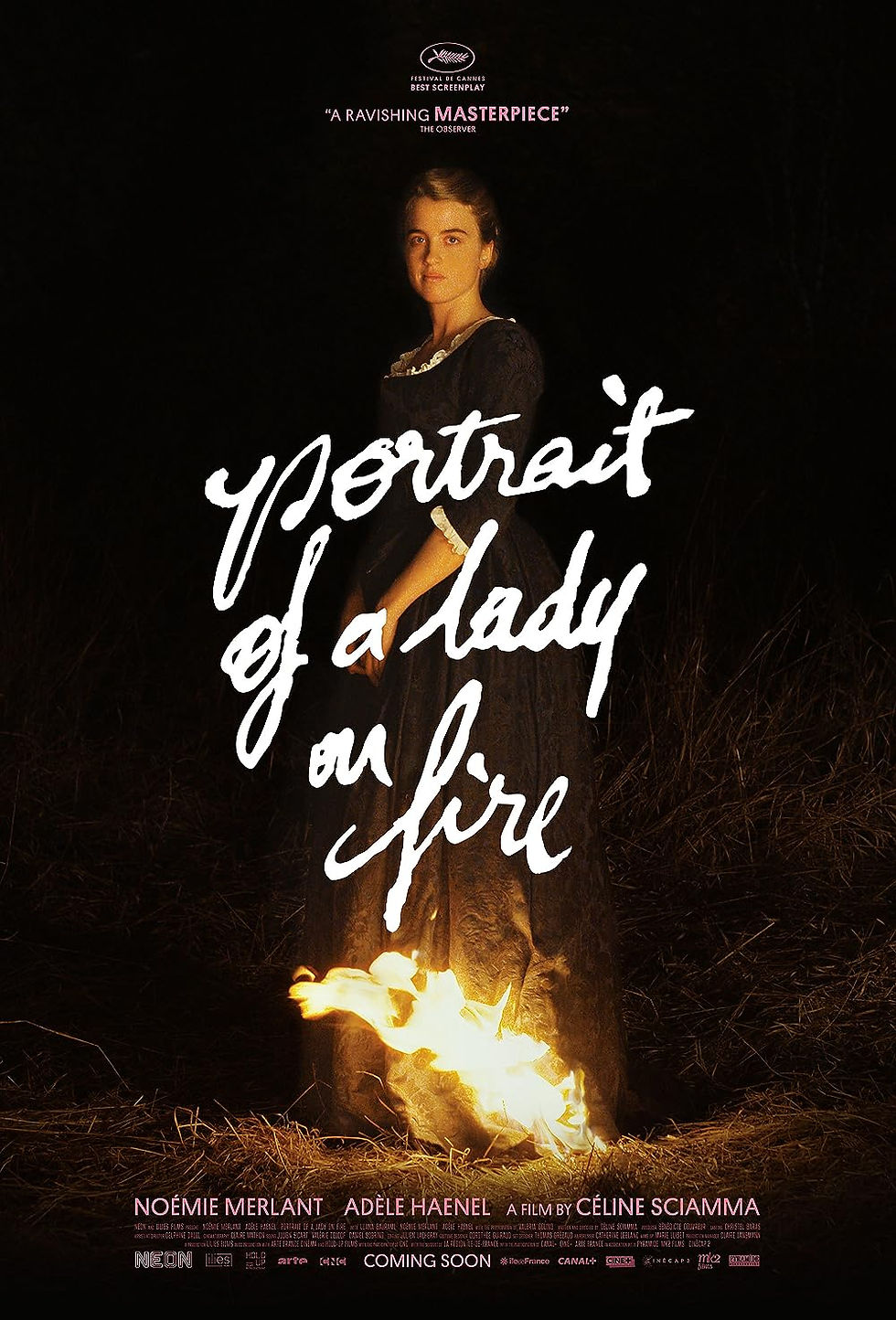 Lady of a portrait on fire movie cover