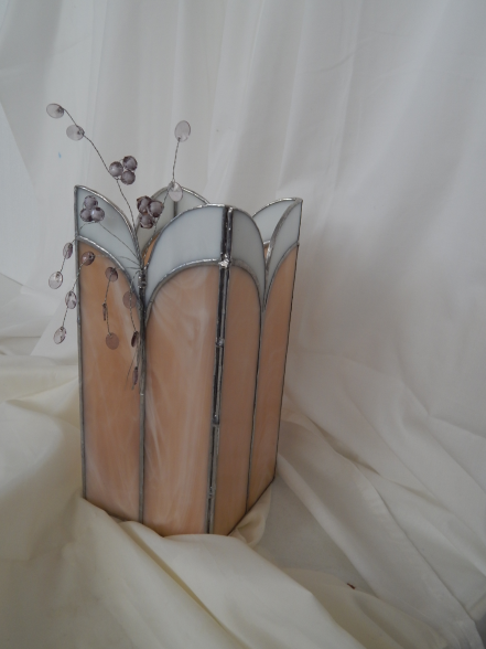 Jarra Vitral Flores