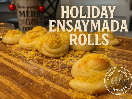 ✨ Holiday Treat Trio (Plus Ensaymada!) — Recipes + This Week’s YouTube Premiere