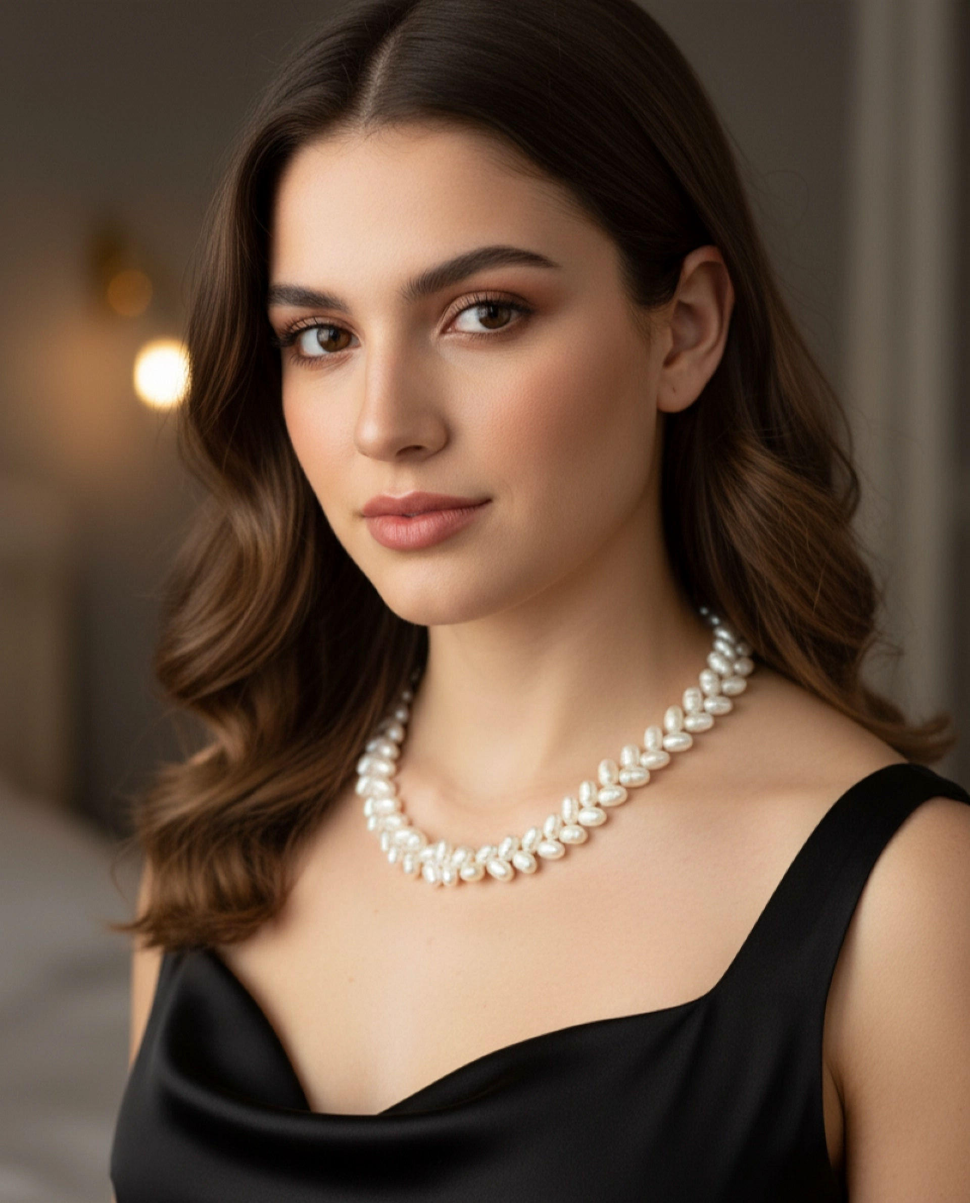 Collar perlas Espiga