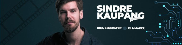 Sindre Kaupang, idea generator, filmmaker and entrepreneur coach