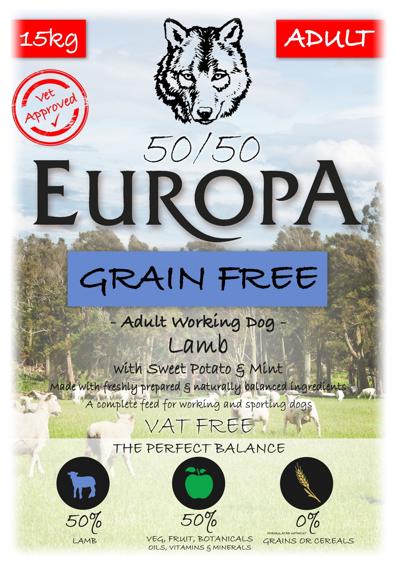 Europa 50/50 Lamb Adult Grain Free