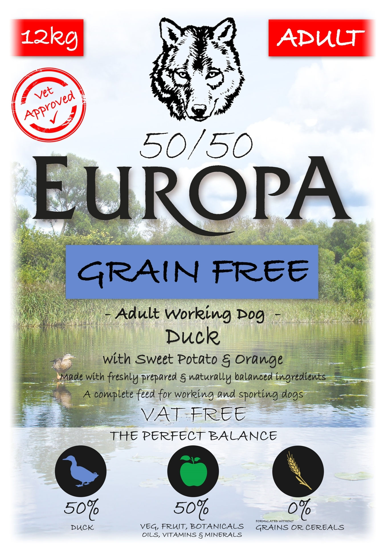 Europa 50/50 DuckAdult Grain Free