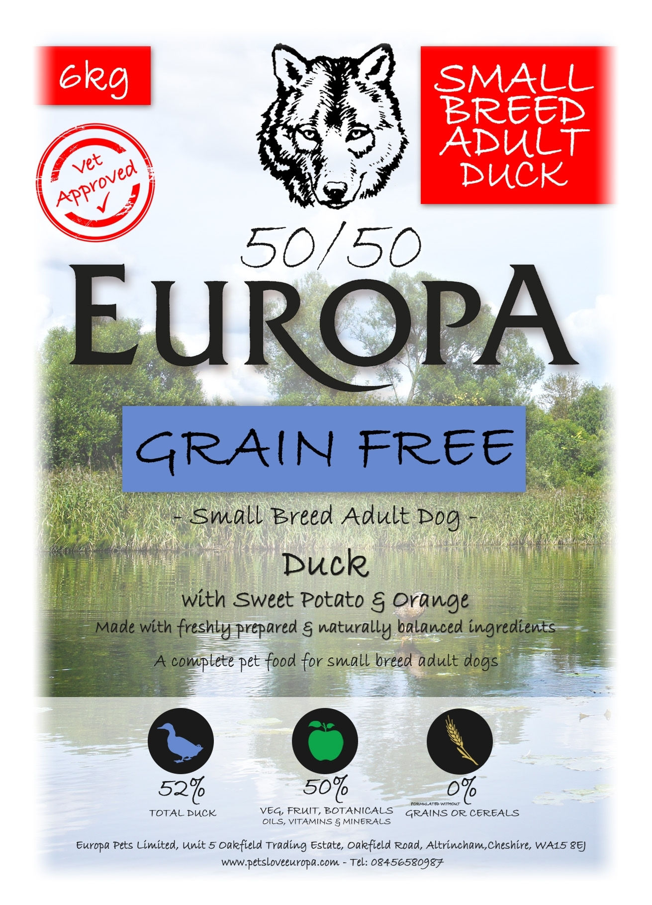 Europa 50/50Small Breed Duck