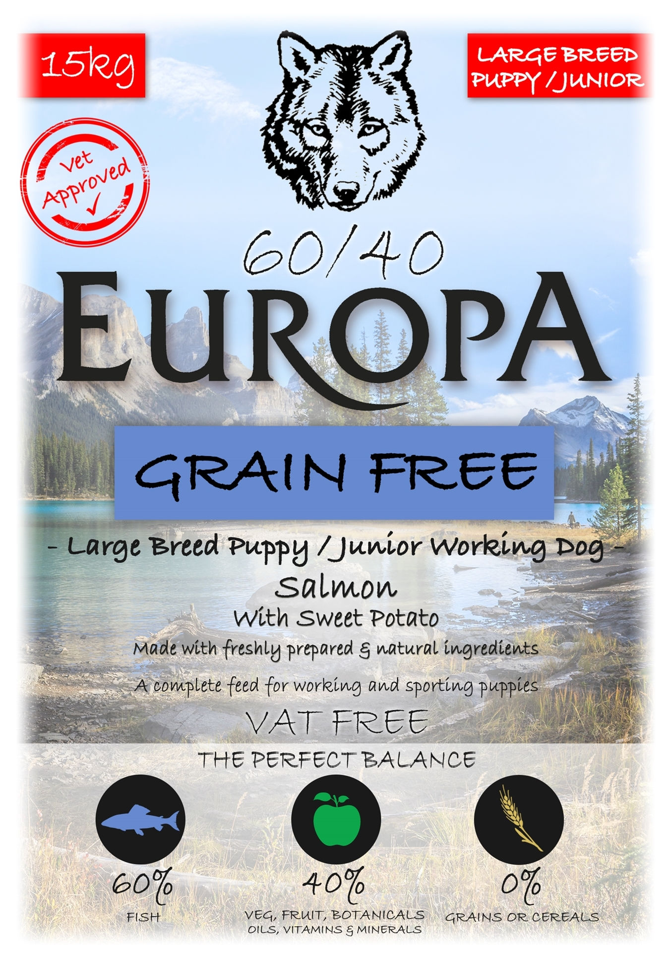 Europa 50/50 Large breed puppy 15kg