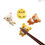 Thumbnail: SX0673 San-X 鬆弛熊陶器筷子座 (米白) (852784) (約 4.4 x 3.5 x 1.3 cm) x (原裝 3 個)