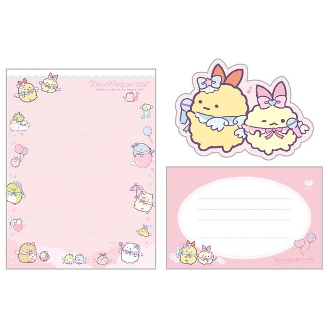 縮圖：SX0596 San-X 角落生物信套 (857796) x (原裝 5 套)
