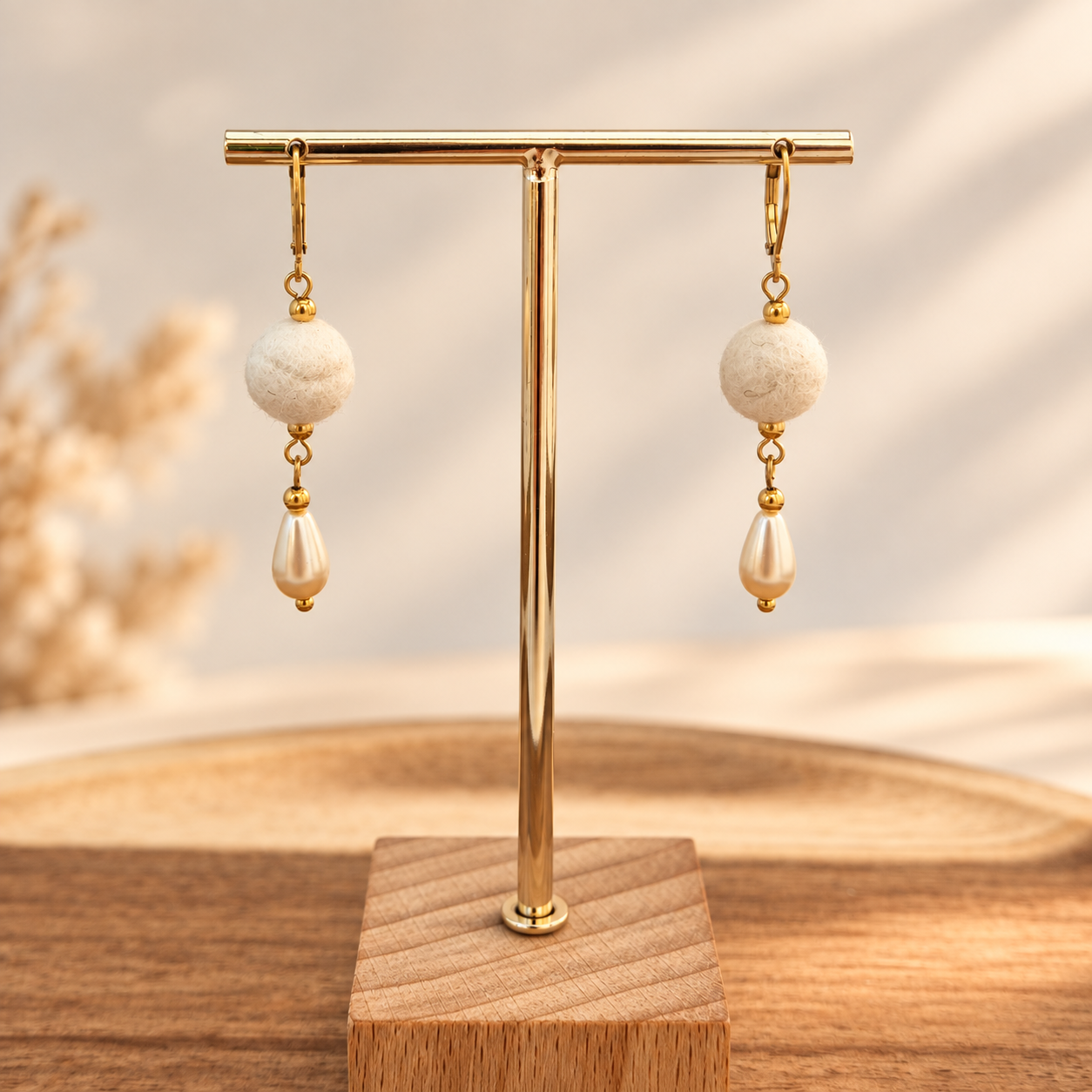 Boucles d'oreilles "Pendantes Gouttes Mélusine" - 3 coloris