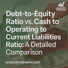 Debt-to-Equity Ratio vs. Cash to Operating to Current Liabilities Ratio: A Detailed Comparison