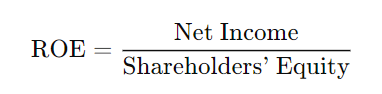 Return on Equity (ROE)