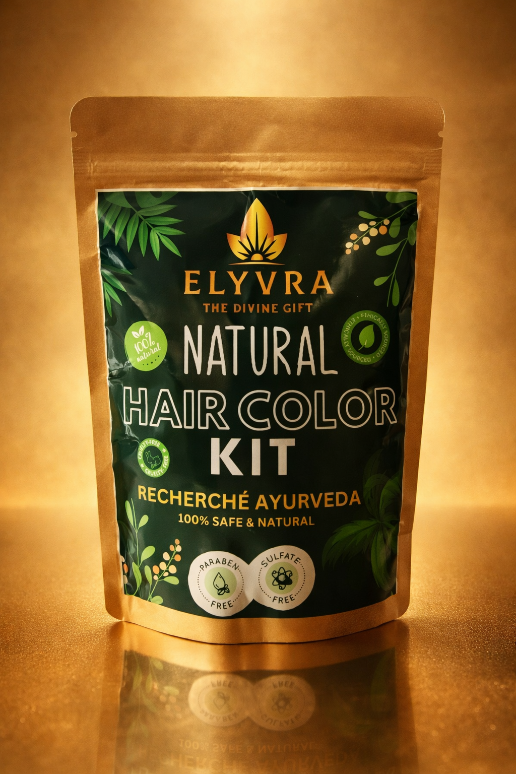 Natural Hair Color Kit- Heena Indigo