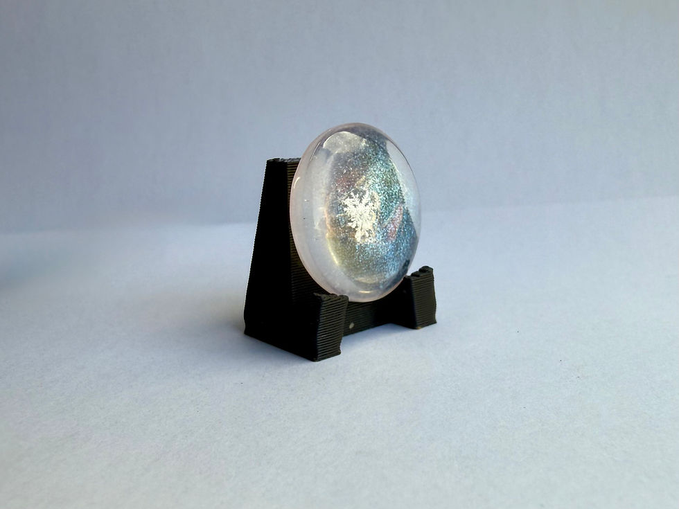 Thumbnail: Art Display/20mm-Real Snowflake Preserved Resin/Glass