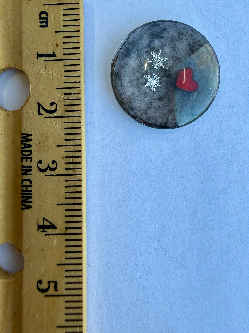 Miniaturbild: Art Display/20mm-Real Snowflake Preserved Resin/Glass