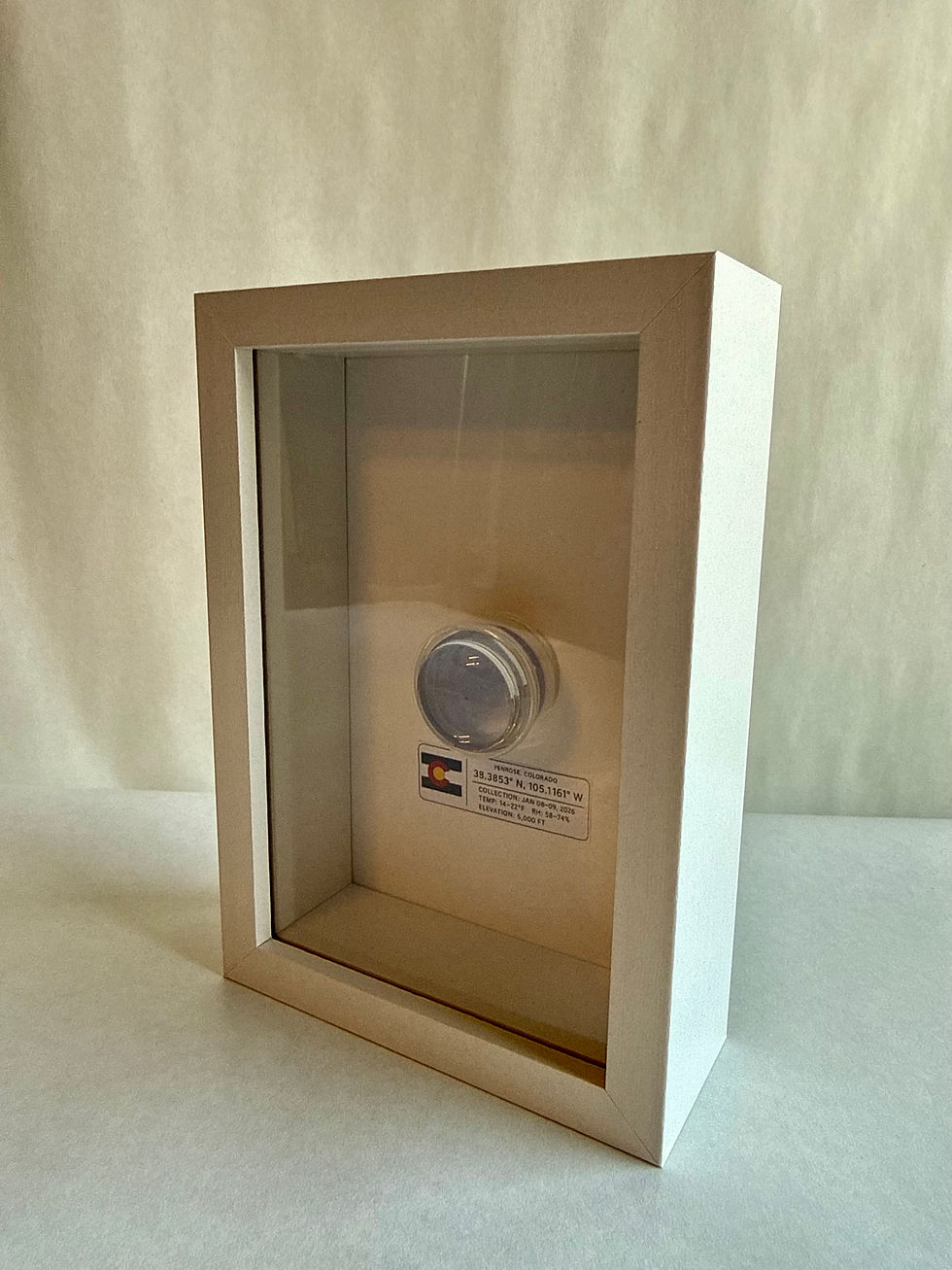 Thumbnail: Art Display/4x6-Real Snowflake Preserved Resin/Glass