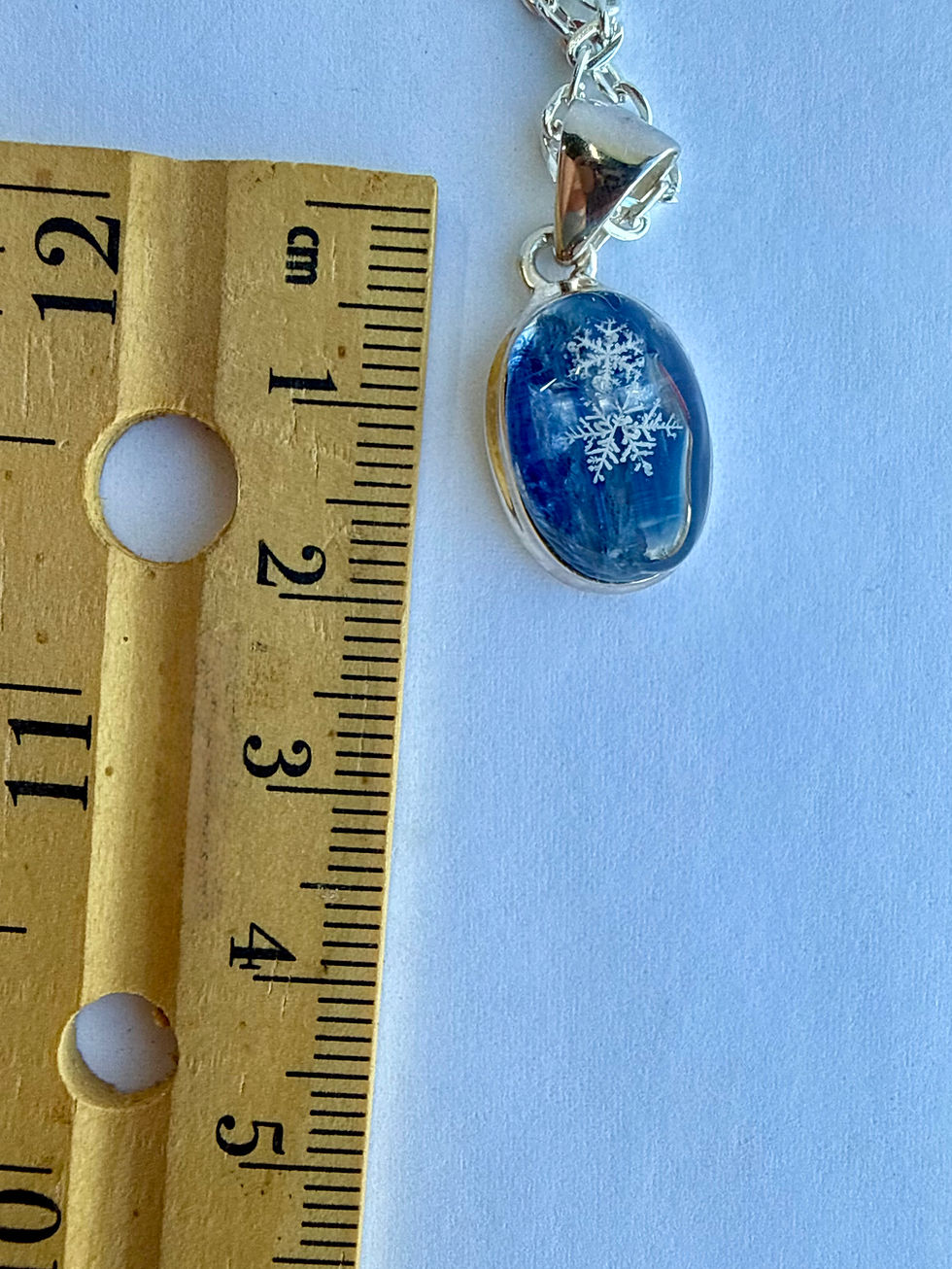 Thumbnail: Pendant-Kyanite/Preserved Snowflake