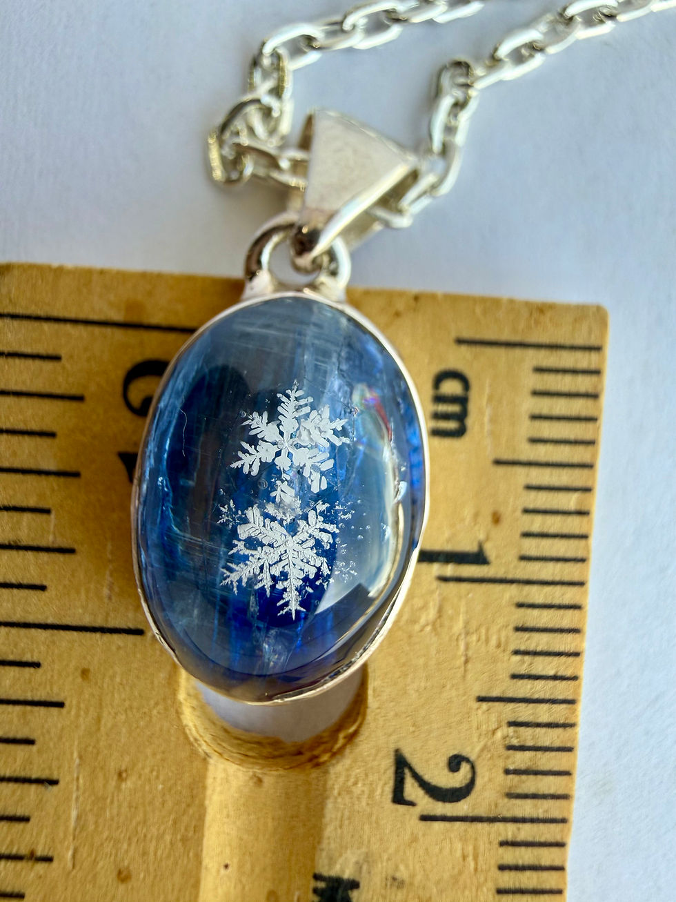 Thumbnail: Pendant-Kyanite/Preserved Snowflake