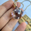 Thumbnail: Pendant-14K Solid Gold/Ametrine/Preserved Snowflake