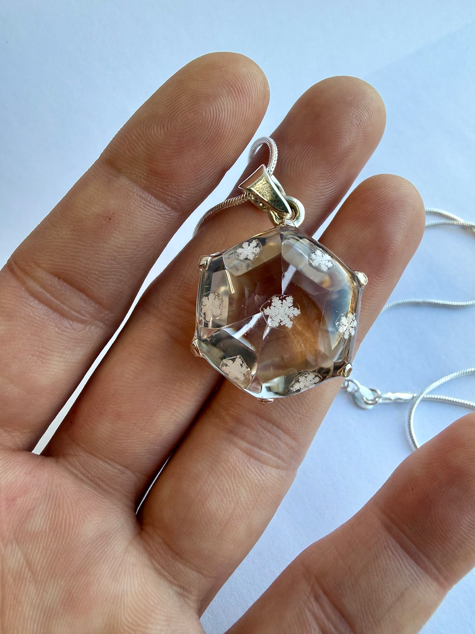 Miniaturbild: Pendant-Quartz/Preserved Snowflake 