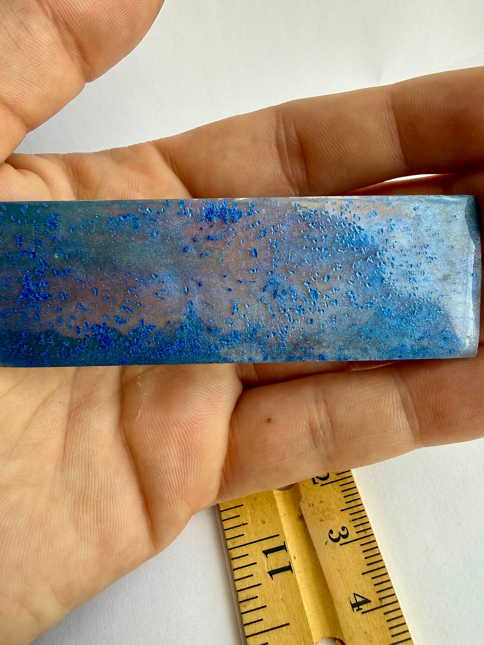 Thumbnail: Art Display/Microscope Slide-Real Snowflake Preserved Resin/Glass