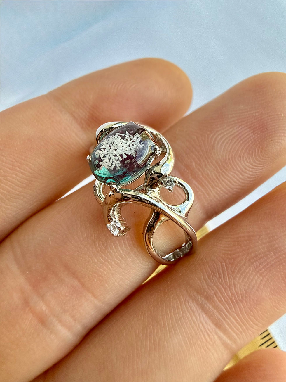 Thumbnail: Ring-Alexandrite/Preserved Snowflake
