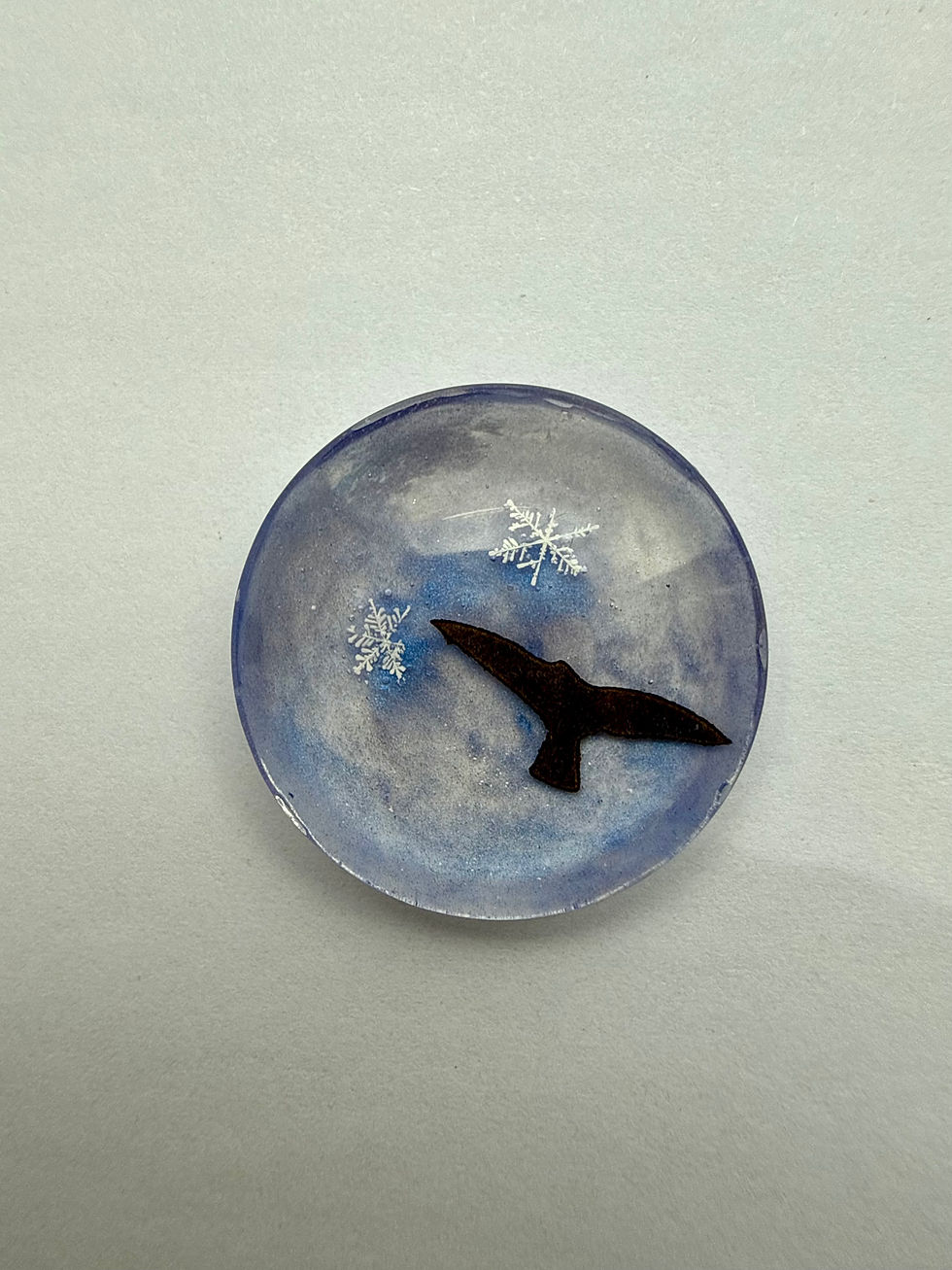 Thumbnail: Art Display/25mm-Real Snowflake Preserved Resin/Glass
