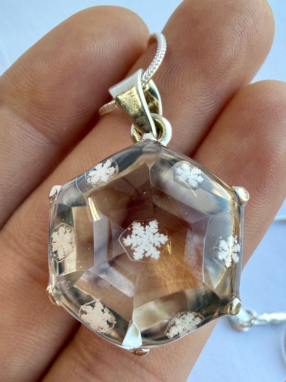 Miniaturbild: Pendant-Quartz/Preserved Snowflake 