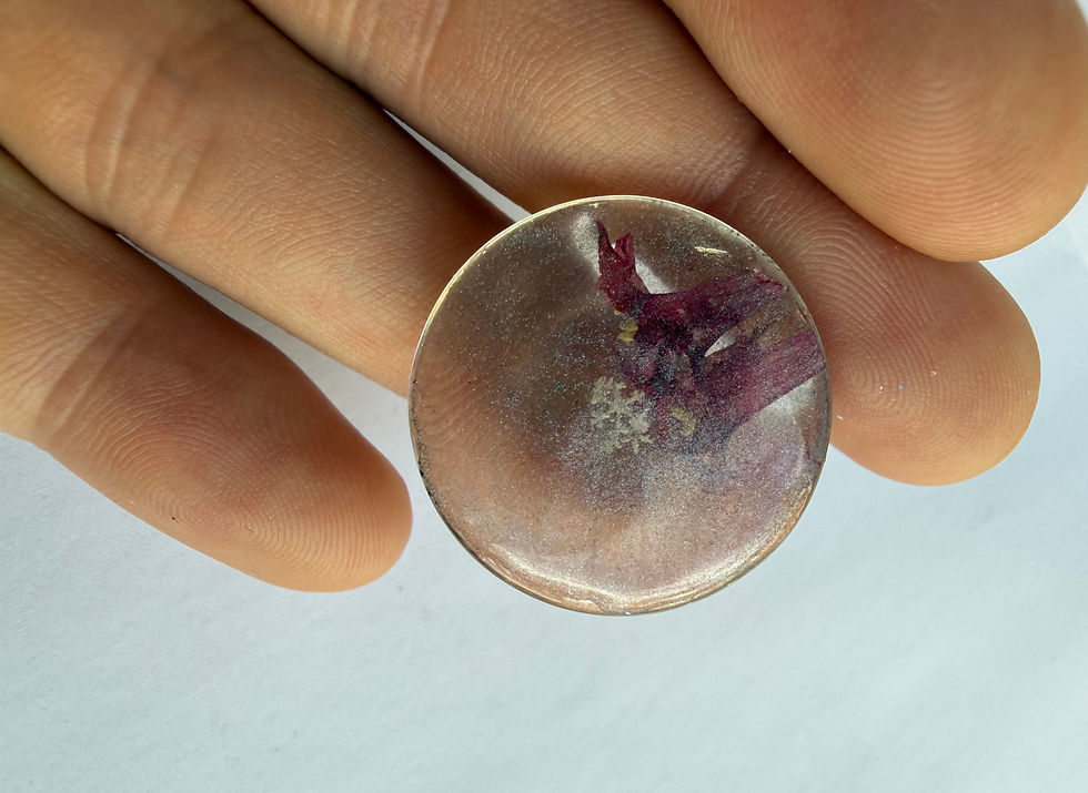 Thumbnail: Art Display/25mm-Real Snowflake Preserved Resin/Glass