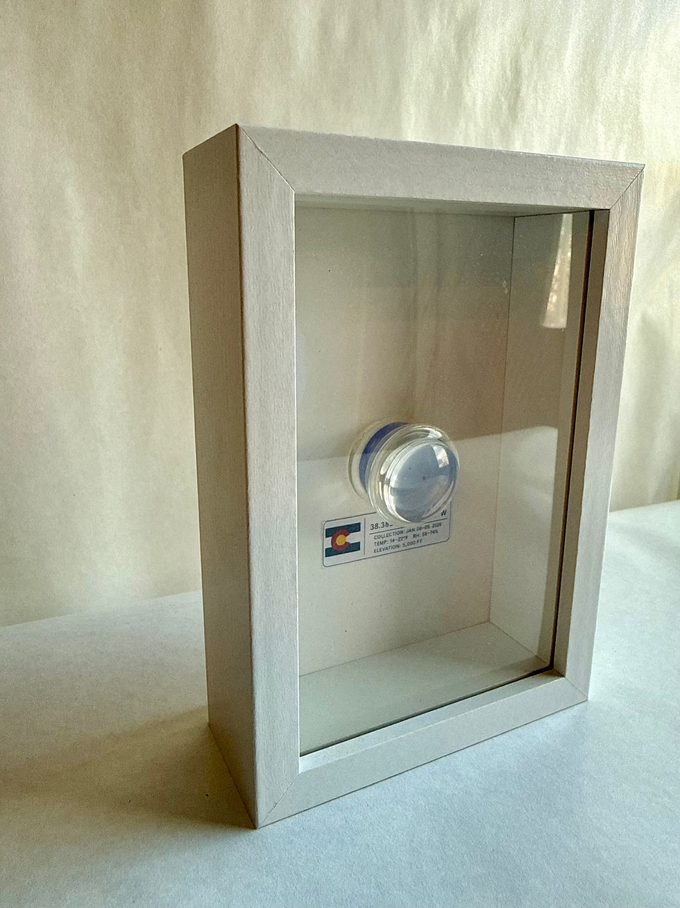 Miniaturbild: Art Display/4x6-Real Snowflake Preserved Resin/Glass