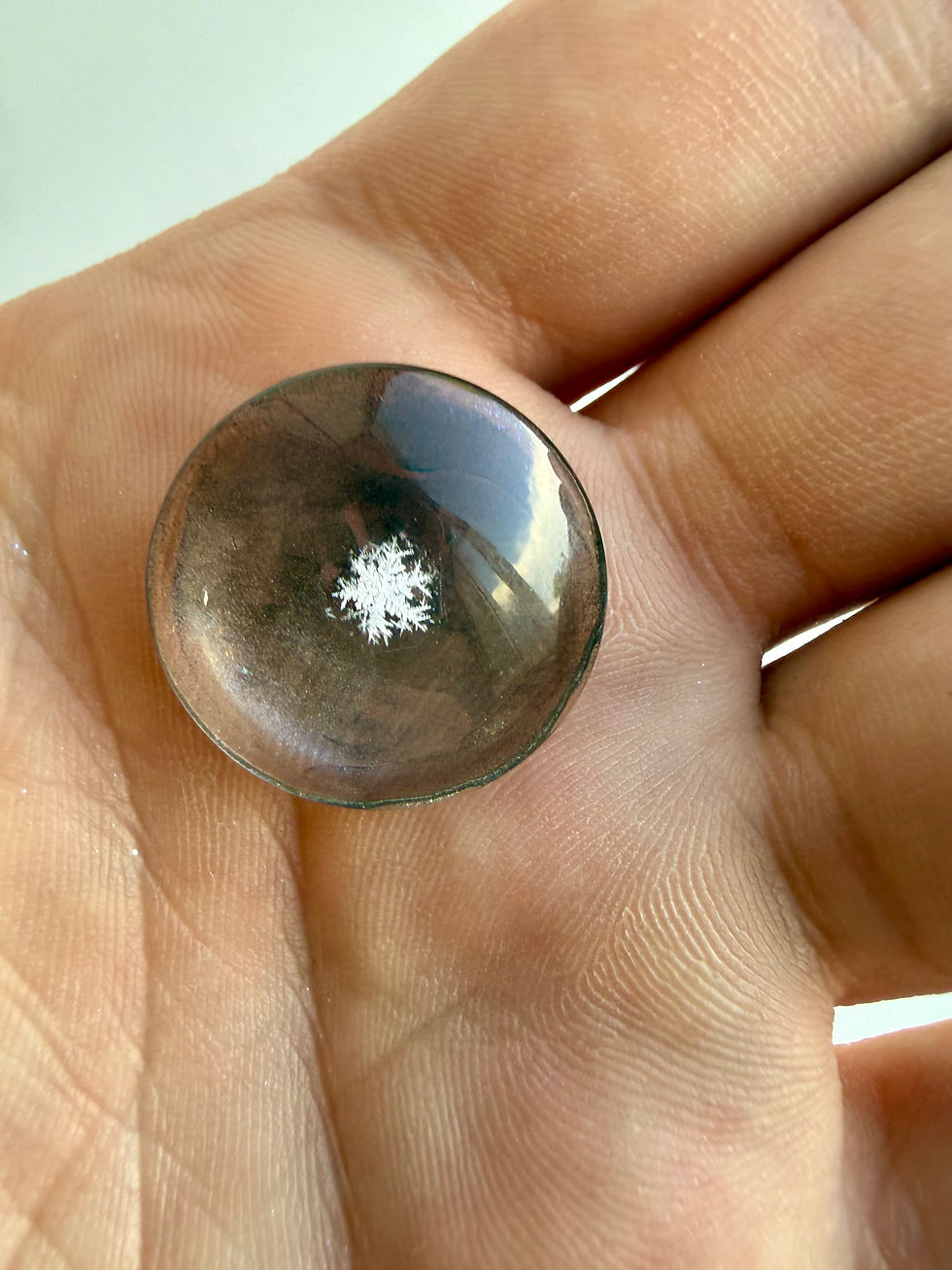 Thumbnail: Art Display/20mm-Real Snowflake Preserved Resin/Glass